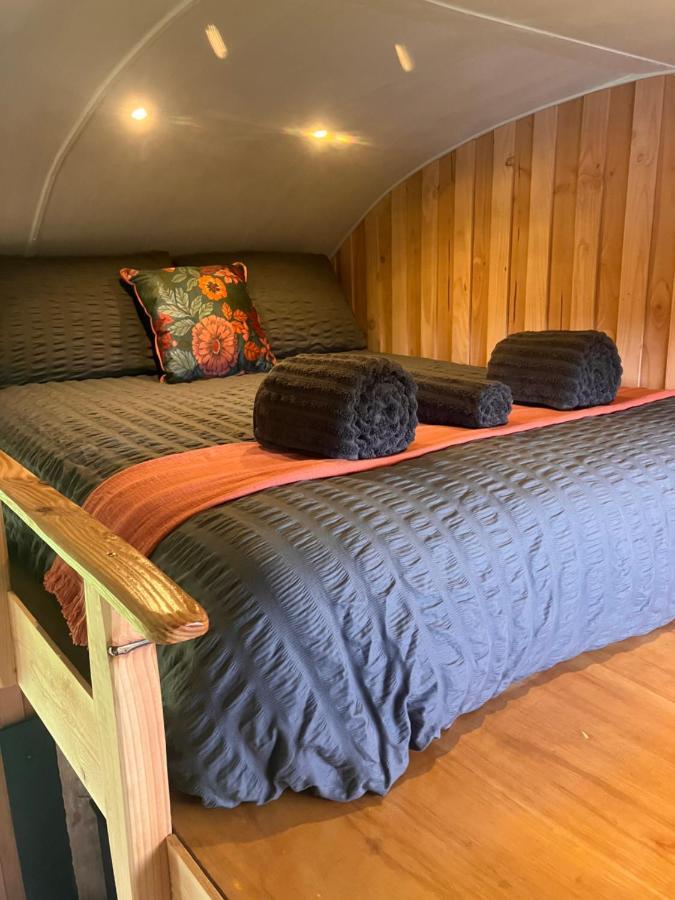 Shepherds Hut In A Private Meadow With Sea Views 哈特兰 外观 照片